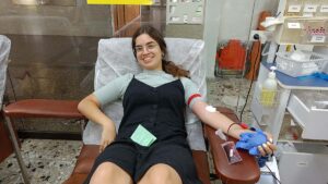 עדי גלרנטר תרמה דם במרכז שירותי הדם של מד"א בתל השומר ב- 03/06/2022. זוהי תרומתה הראשונה בגיל 17!