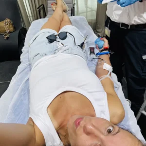 Рона Гов сдала кровь 9 сентября 7 года.